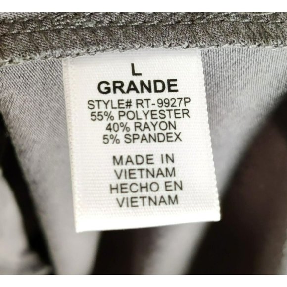 Zenana Premium Women's Size Large Grey Tunic Flare Midi Pockets - Picture 5 of 9